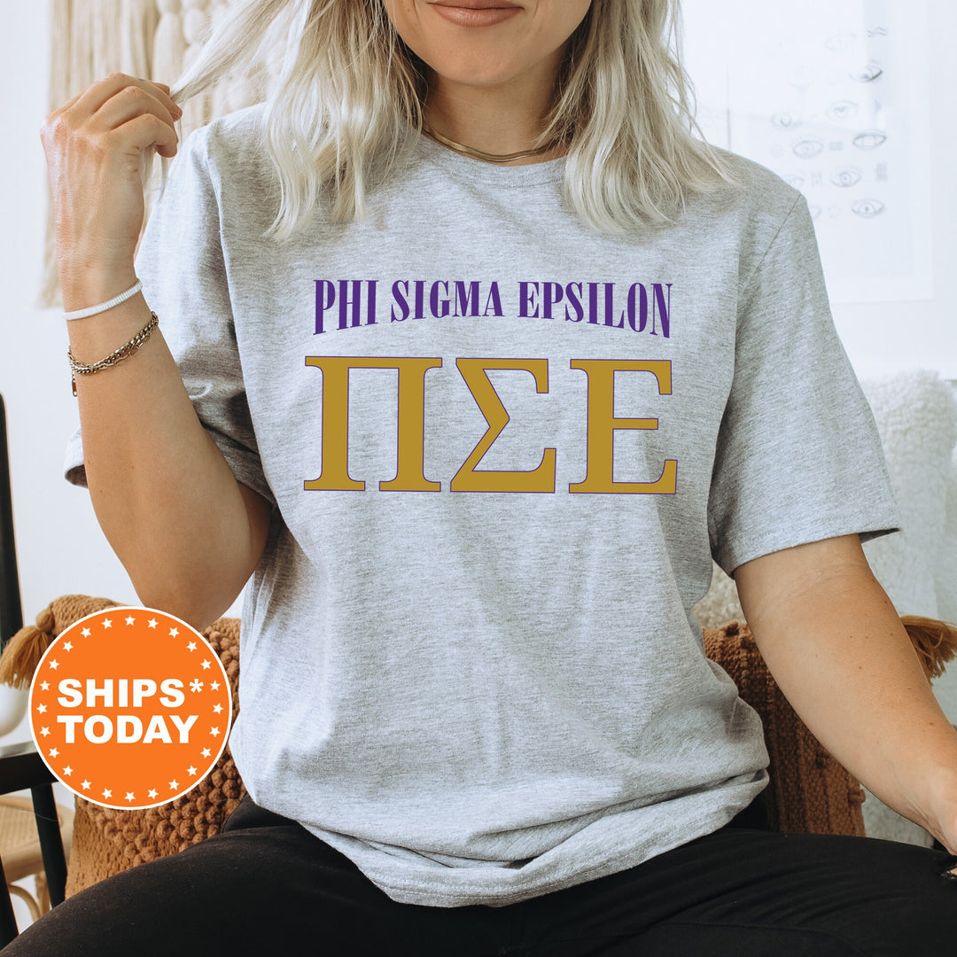 Pi Sigma Epsilon Greek Identity COED T-Shirt | Pi Sigma Epsilon Shirt | Comfort Colors Tee | Greek Letters | Sorority Letters _ 15426g