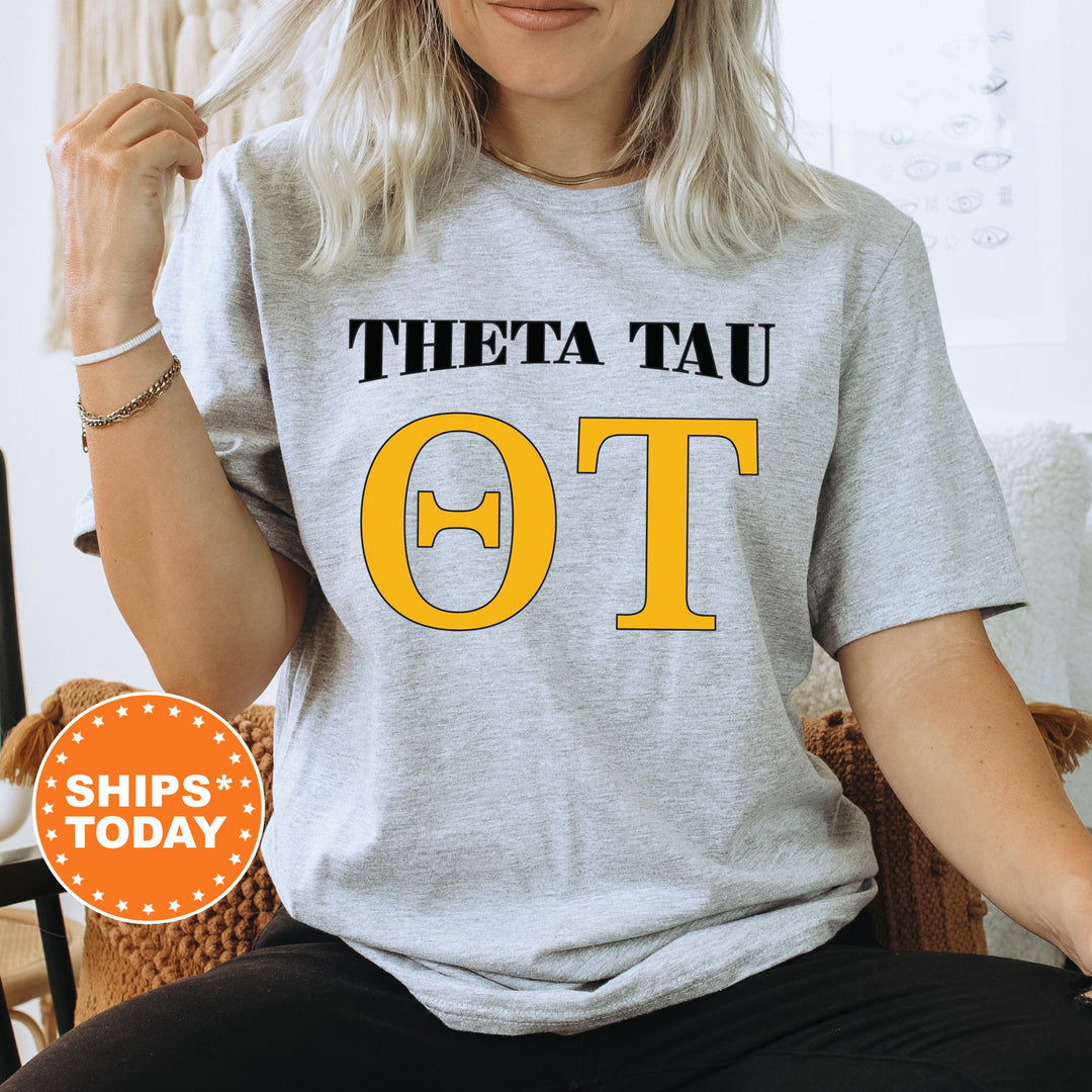 Theta Tau Greek Identity COED T-Shirt | Theta Tau Shirt | Comfort Colors Tee | Greek Letters | Sorority Letters | Greek Apparel _ 15428g
