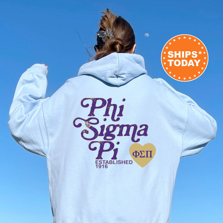 Phi Sigma Pi Heartmark COED Sweatshirt | Phi Sigma Pi Crewneck Sweatshirt | Greek Apparel | COED Fraternity Gift