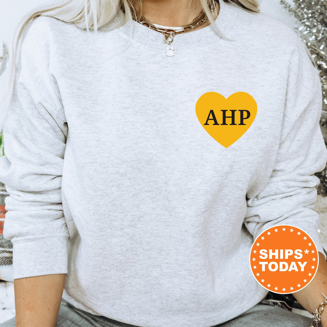 Alpha Eta Rho Heartmark COED Sweatshirt | Alpha Eta Rho Crewneck Sweatshirt | Greek Apparel | COED Fraternity Gift