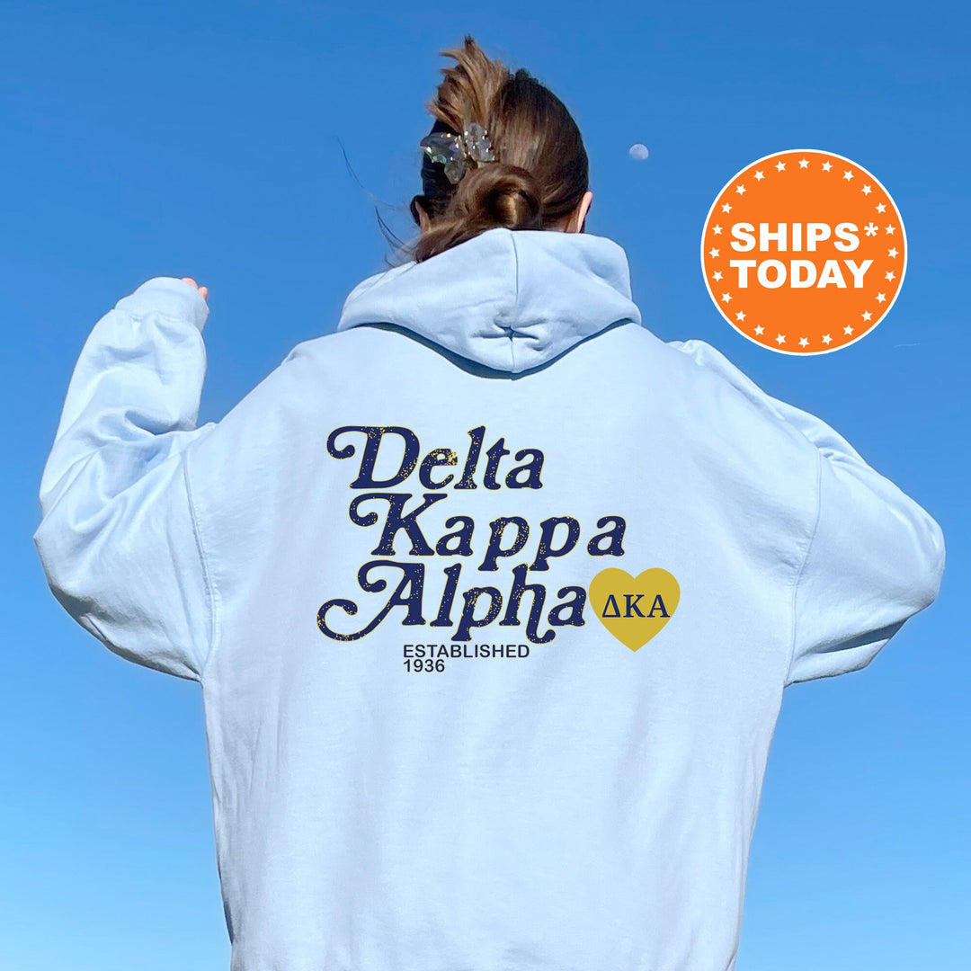 Delta Kappa Alpha Heartmark COED Sweatshirt | Delta Kappa Alpha Crewneck Sweatshirt | Greek Apparel | COED Fraternity Gift