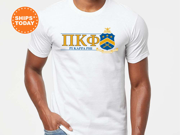 Pi Kappa Phi Timeless Symbol Fraternity T-Shirt | Pi Kapp Fraternity Crest Shirt | Fraternity Chapter Gift | Comfort Colors Tee _ 10061g