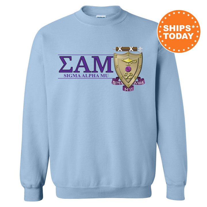 Sigma Alpha Mu Timeless Symbol Fraternity Sweatshirt | Sammy Fraternity Crest Sweatshirt | College Crewneck | Fraternity Gift