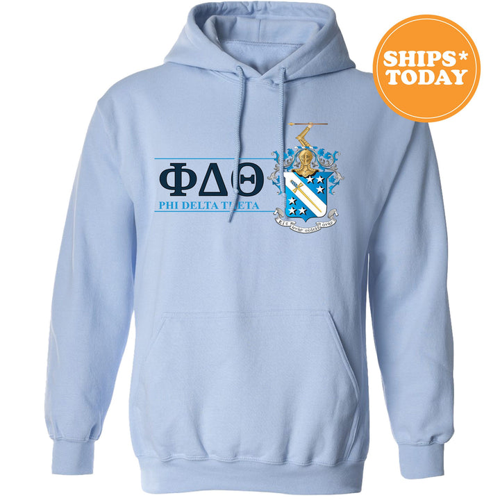 Phi Delta Theta Timeless Symbol Fraternity Sweatshirt | Phi Delt Fraternity Crest Sweatshirt | College Crewneck | Fraternity Gift _ 10055g