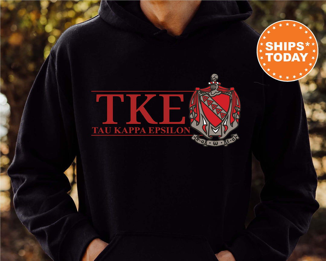Tau Kappa Epsilon Timeless Symbol Fraternity Sweatshirt | TKE Fraternity Crest Sweatshirt | College Crewneck | TEKE Fraternity Gift _ 10069g