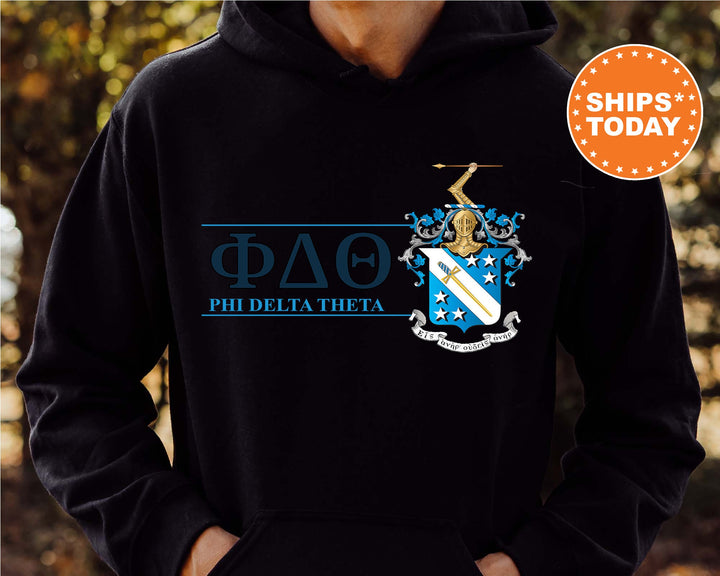 Phi Delta Theta Timeless Symbol Fraternity Sweatshirt | Phi Delt Fraternity Crest Sweatshirt | College Crewneck | Fraternity Gift _ 10055g