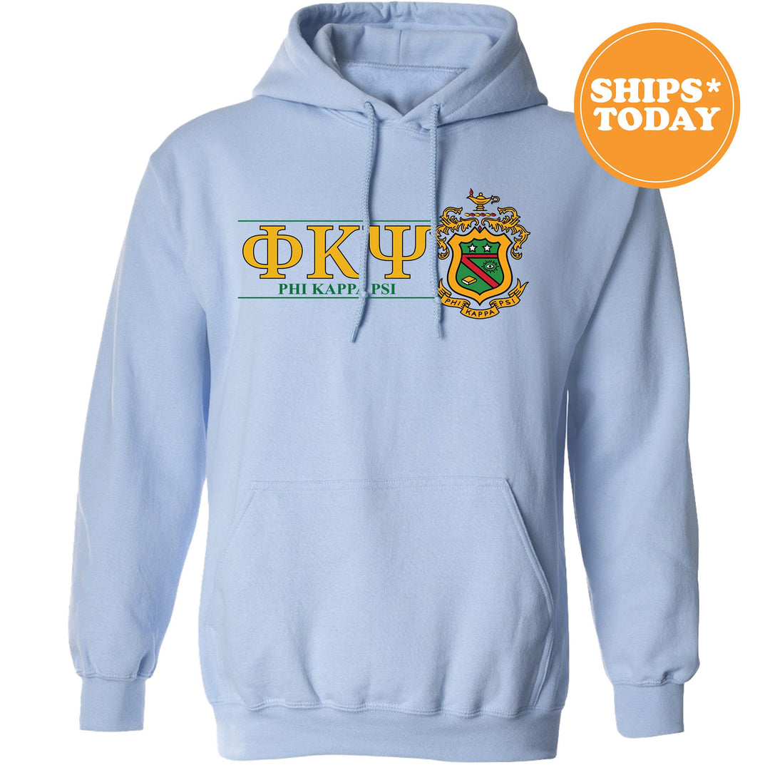 Phi Kappa Psi Timeless Symbol Fraternity Sweatshirt | Phi Psi Fraternity Crest Sweatshirt | College Crewneck | Fraternity Gift