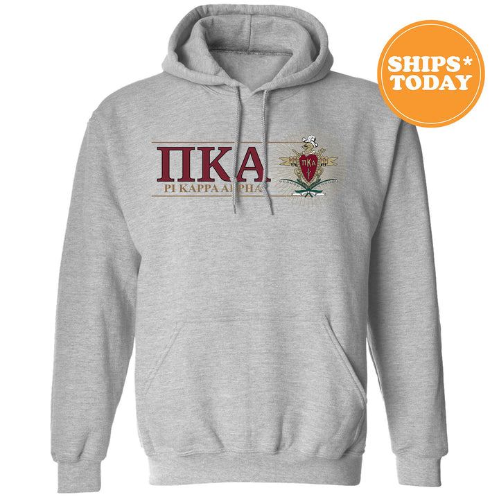 Pi Kappa Alpha Timeless Symbol Fraternity Sweatshirt | PIKE Fraternity Crest Sweatshirt | College Crewneck | Fraternity Gift