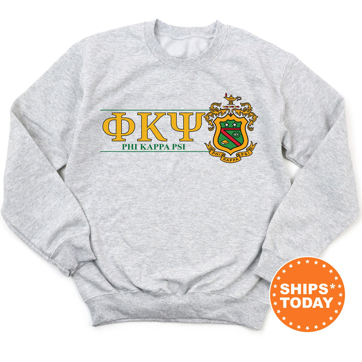 Phi Kappa Psi Timeless Symbol Fraternity Sweatshirt | Phi Psi Fraternity Crest Sweatshirt | College Crewneck | Fraternity Gift