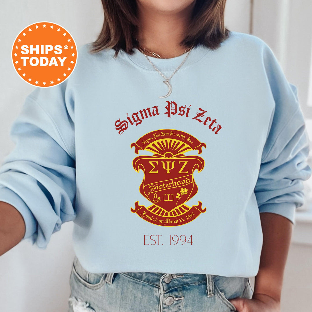 Sigma Psi Zeta Royal Crest Sorority Sweatshirt | Sigma Psi Zeta Sweatshirt | Sigmas Crewneck Sweatshirt | Sorority Gift