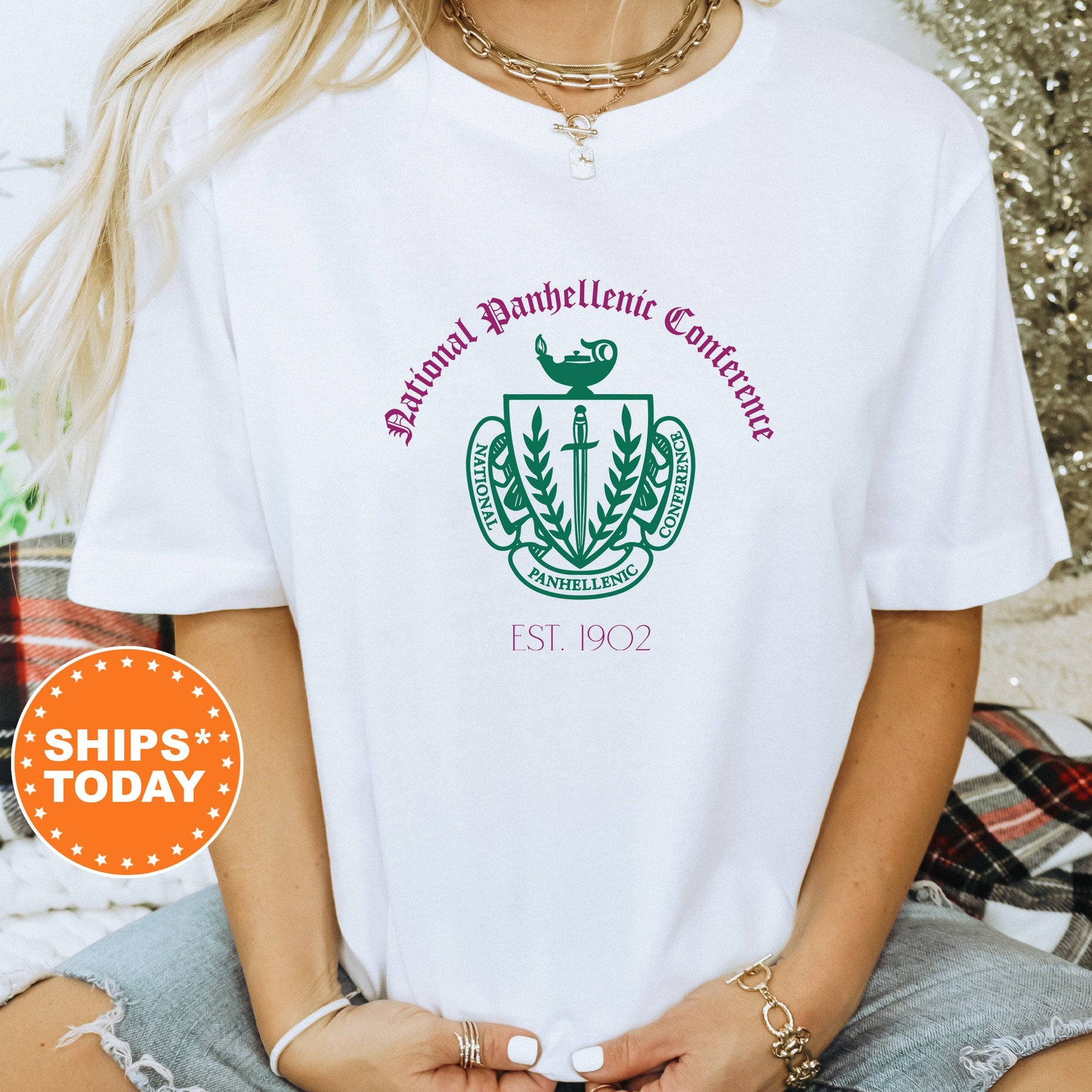 National Panhellenic Conference Royal Crest Sorority T-Shirt | NPC