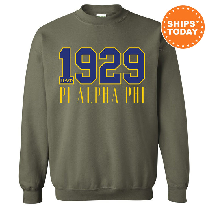 Pi Alpha Phi Greek Bond Fraternity Sweatshirt | PAPhi Sweatshirt | Fraternity Gift | Greek Letters | College Crewneck | Bid day _  15560g