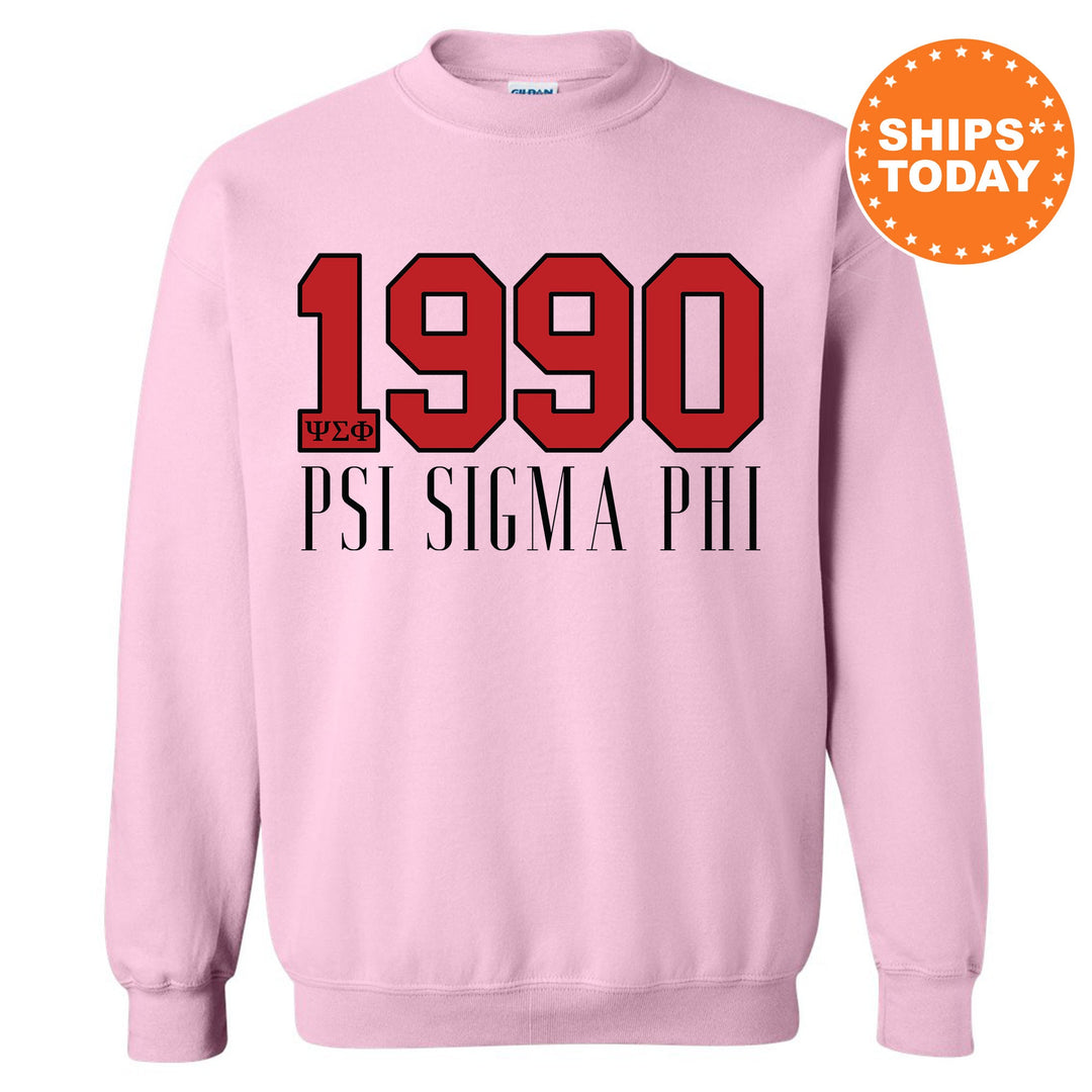 Psi Sigma Phi Greek Bond Fraternity Sweatshirt | Psi Sigma Phi Sweatshirt | Fraternity Gift | Greek Letters | College Crewneck _  15562g
