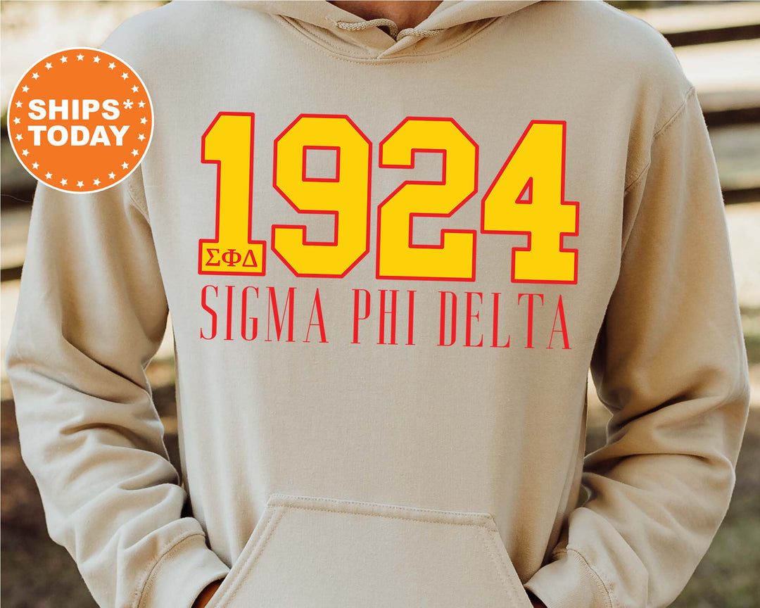 Sigma Phi Delta Greek Bond Fraternity Sweatshirt | Sigma Phi Delta Sweatshirt | Fraternity Gift | Greek Letters | College Crewneck _  15566g