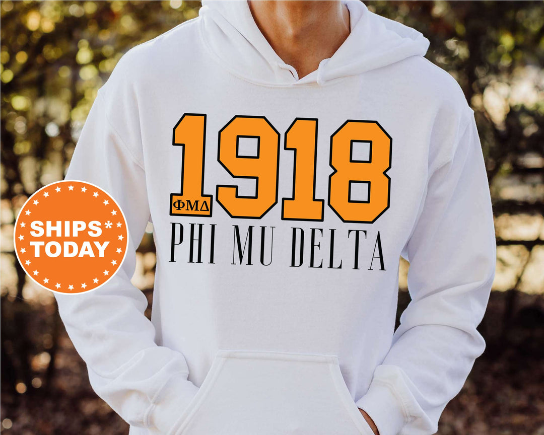 Phi Mu Delta Greek Bond Fraternity Sweatshirt | Phi Mu Delta Sweatshirt | Fraternity Gift | Greek Letters | College Crewneck _  15559g