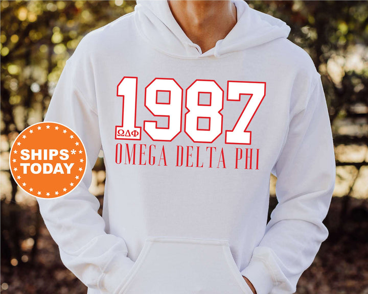 Omega Delta Phi Greek Bond Fraternity Sweatshirt | ODPhi Sweatshirt | Fraternity Gift | Greek Letters | College Crewneck | Bid day _  15556g
