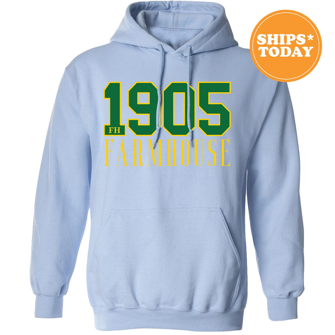 Farmhouse Greek Bond Fraternity Sweatshirt | Farmhouse Sweatshirt | Fraternity Gift | Greek Letters | College Crewneck | Bid day _  15548g