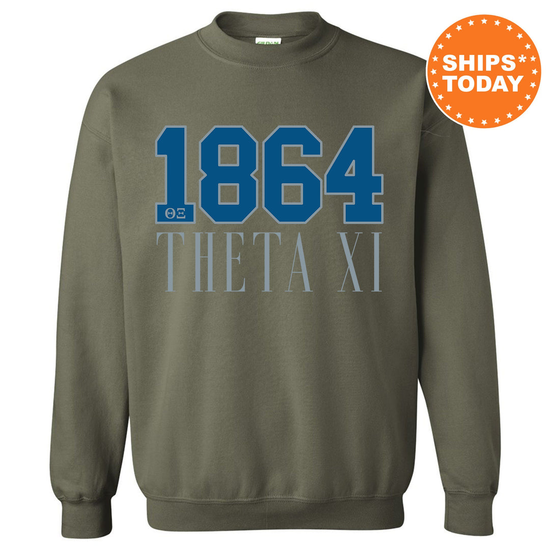 Theta Xi Greek Bond Fraternity Sweatshirt | Theta Xi Sweatshirt | Fraternity Gift | Greek Letters | College Crewneck | Bid day _  15568g
