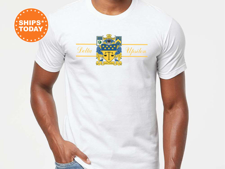 Delta Upsilon Noble Seal Fraternity T-Shirt | DU Fraternity Crest Shirt | Rush Pledge Comfort Colors Tee | Fraternity Gift _ 9787g