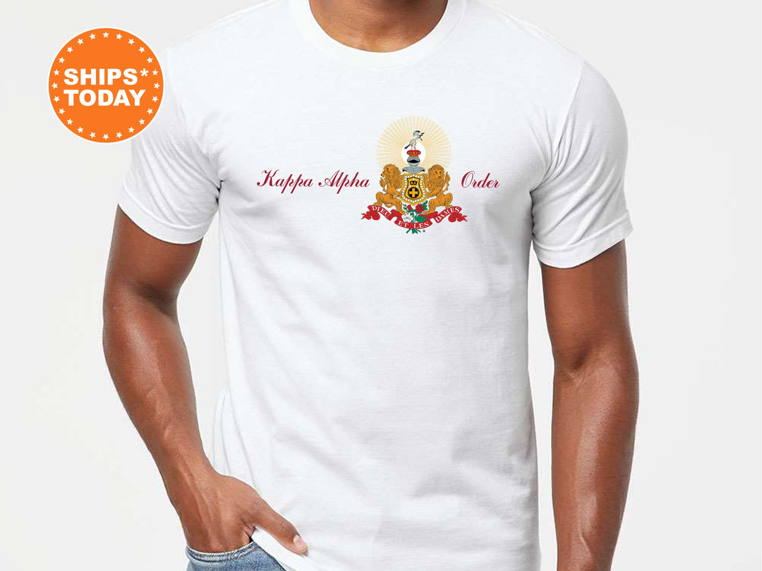 Kappa Alpha Order Noble Seal Fraternity T-Shirt | Kappa Alpha Fraternity Crest Shirt | Comfort Colors Tee | KA Fraternity Gift _ 9788g