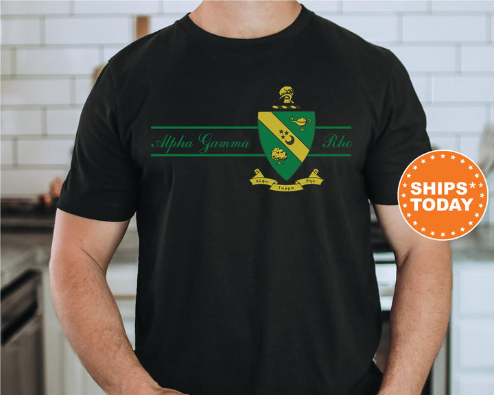 Alpha Gamma Rho Noble Seal Fraternity T-Shirt | AGR Fraternity Crest Shirt | Rush Pledge Comfort Colors Tee | Fraternity Gift _ 9779g