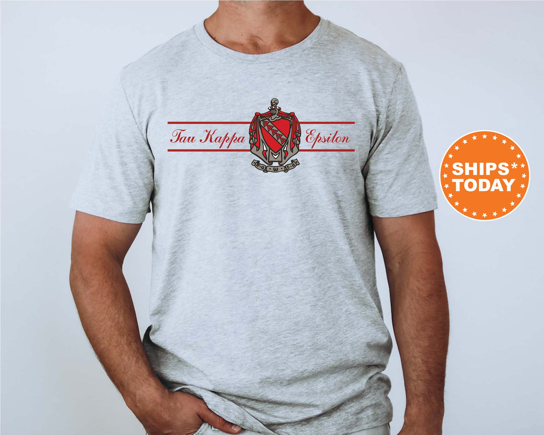 Tau Kappa Epsilon Noble Seal Fraternity T-Shirt | TKE Fraternity Crest Shirt | Rush Pledge Comfort Colors Tee | TEKE Fraternity Gift _ 9805g