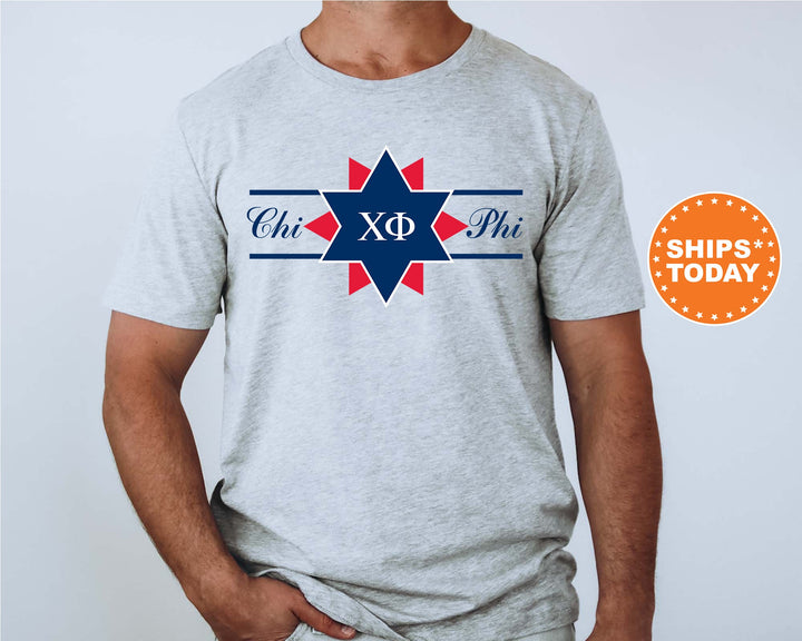 Chi Phi Noble Seal Fraternity T-Shirt | Chi Phi Fraternity Crest Shirt | Rush Pledge Comfort Colors Tee | Fraternity Gift _ 9783g