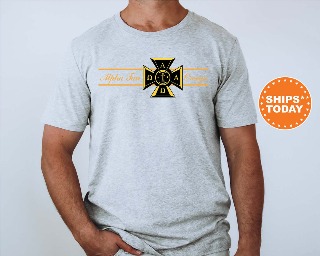 Alpha Tau Omega Noble Seal Fraternity T-Shirt | ATO Fraternity Crest Shirt | Rush Pledge Comfort Colors Tee | Fraternity Gift _ 9781g