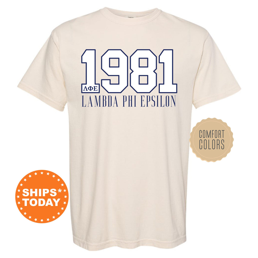 Lambda Phi Epsilon Greek Bond Fraternity T-Shirt | Lambda Phi Epsilon Shirt | Comfort Colors Tee | Fraternity Gift | Greek Apparel _ 15553g