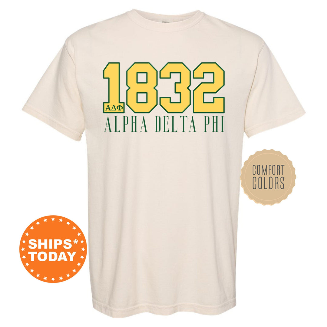 Alpha Delta Phi Greek Bond Fraternity T-Shirt | Alpha Delt Shirt | ADPhi Comfort Colors Tee | Fraternity Gift | Greek Apparel _ 15542g