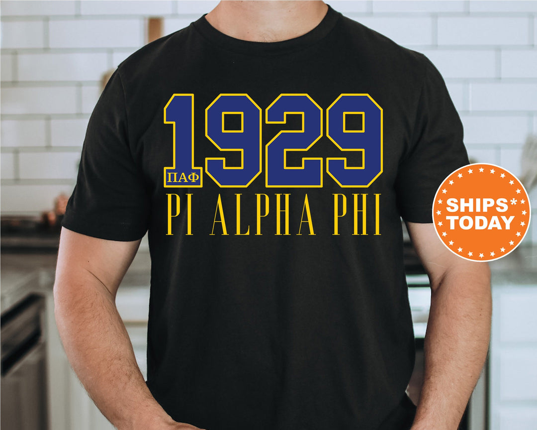 Pi Alpha Phi Greek Bond Fraternity T-Shirt | PAPhi Shirt | Comfort Colors Tee | Fraternity Gift | College Greek Apparel _ 15560g