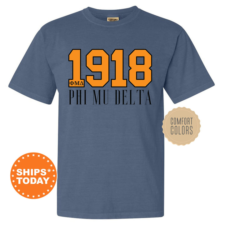 Phi Mu Delta Greek Bond Fraternity T-Shirt | Phi Mu Delta Shirt | Comfort Colors Tee | Fraternity Gift | College Greek Apparel _ 15559g