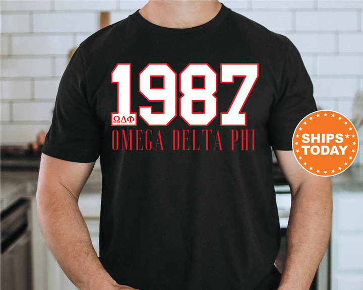 Omega Delta Phi Greek Bond Fraternity T-Shirt | Omega Delta Phi Shirt | ODPhi Comfort Colors Tee | Fraternity Gift | Greek Apparel _ 15556g