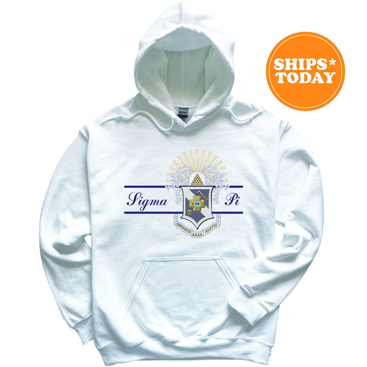Sigma Pi Noble Seal Fraternity Sweatshirt | Sigma Pi Fraternity Crest | Rush Pledge Gift | College Crewneck | Greek Apparel _ 9803g