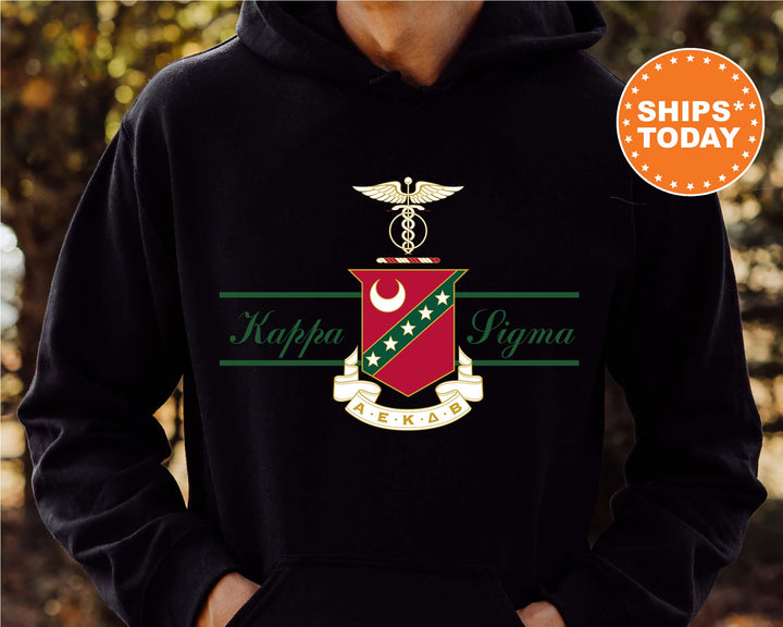 Kappa Sigma Noble Seal Fraternity Sweatshirt | Kappa Sig Fraternity Crest | Rush Pledge Gift | College Crewneck | Greek Apparel _ 9789g
