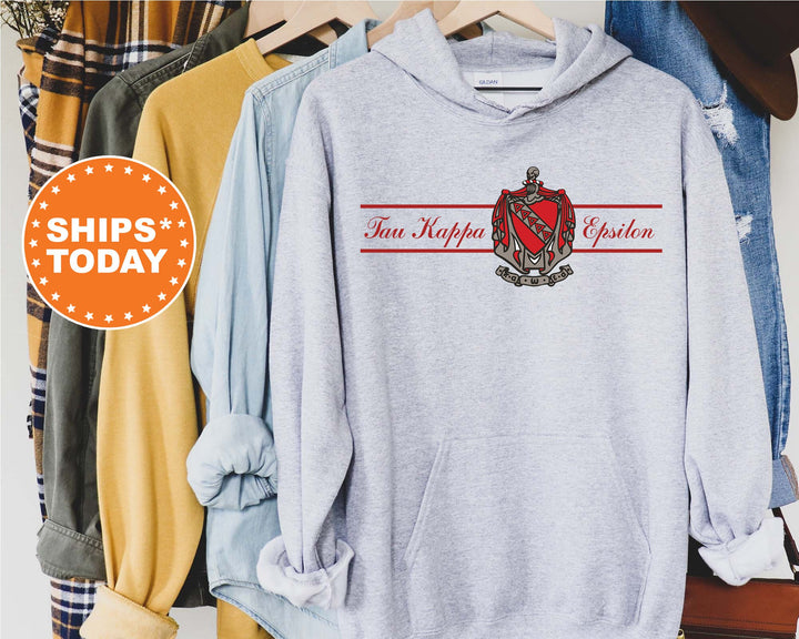 Tau Kappa Epsilon Noble Seal Fraternity Sweatshirt | TKE Fraternity Crest | Rush Pledge Gift | College Crewneck | Greek Apparel _ 9805g
