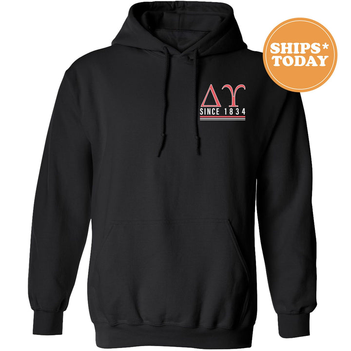 Delta Upsilon Fraternal Peaks Fraternity Sweatshirt | DU Greek Sweatshirt | Fraternity Bid Day Gift | College Apparel