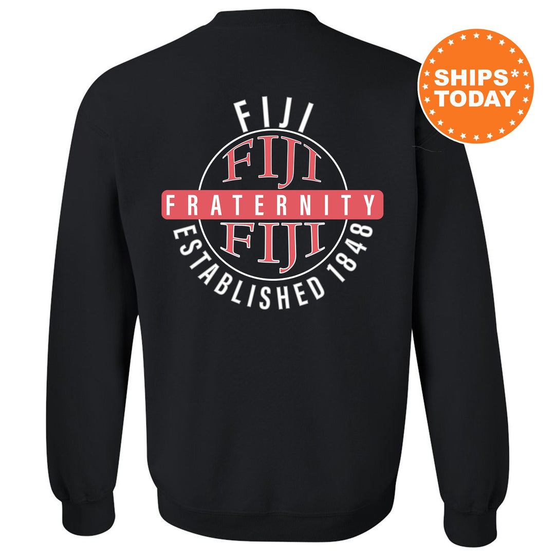 FIJI Fraternal Peaks Fraternity Sweatshirt | Phi Gamma Delta Greek Sweatshirt | Fraternity Bid Day Gift | College Apparel