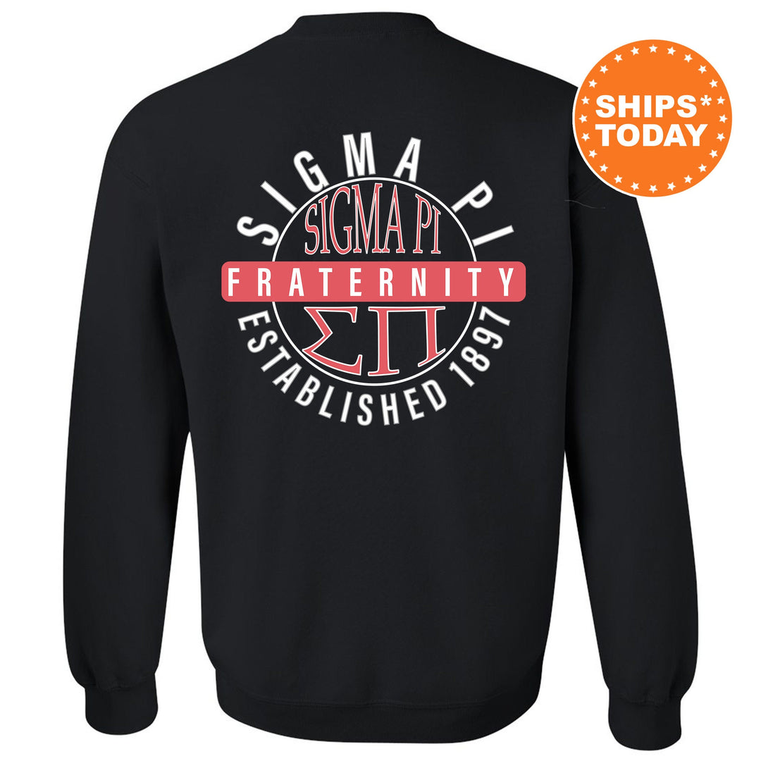 Sigma Pi Fraternal Peaks Fraternity Sweatshirt | Sigma Pi Greek Sweatshirt | Fraternity Bid Day Gift | College Apparel