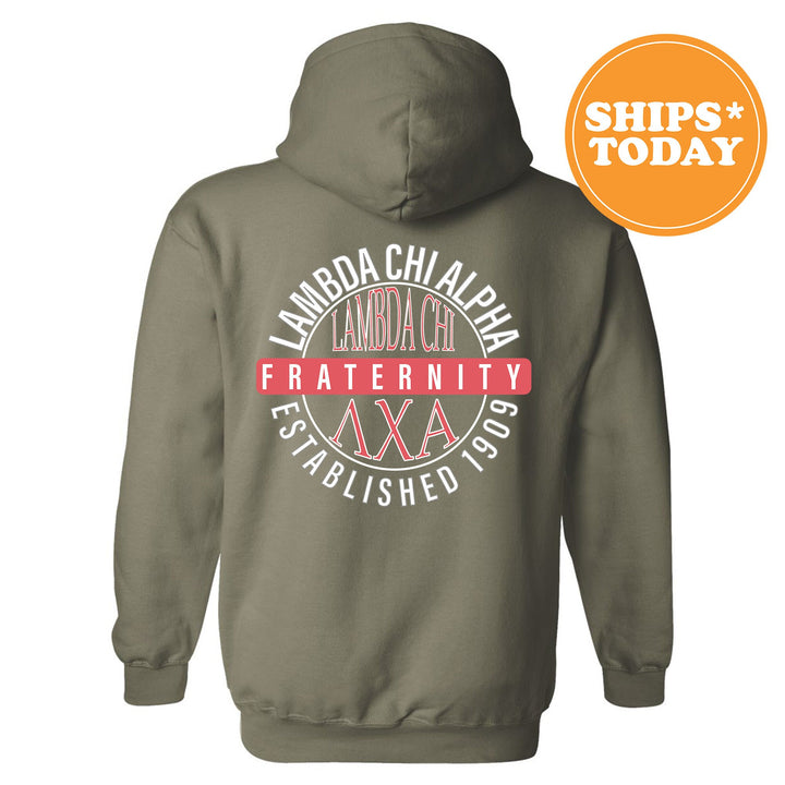 Lambda Chi Alpha Fraternal Peaks Fraternity Sweatshirt | Lambda Chi Greek Sweatshirt | Fraternity Bid Day Gift | College Apparel _ 13992g