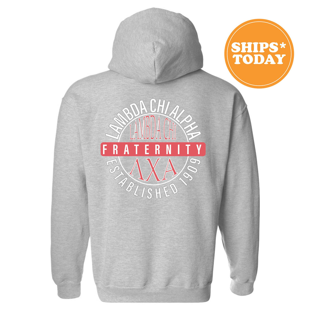 Lambda Chi Alpha Fraternal Peaks Fraternity Sweatshirt | Lambda Chi Greek Sweatshirt | Fraternity Bid Day Gift | College Apparel _ 13992g