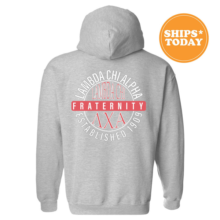Lambda Chi Alpha Fraternal Peaks Fraternity Sweatshirt | Lambda Chi Greek Sweatshirt | Fraternity Bid Day Gift | College Apparel _ 13992g