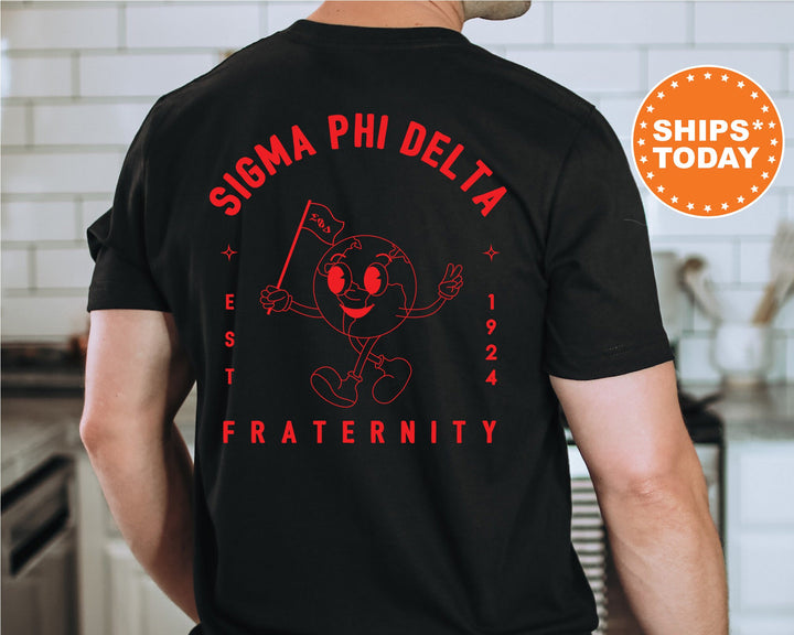 Sigma Lambda Beta World Flag Fraternity T-Shirt | Sigma Lambda Beta Shirt | Comfort Colors Tee | Fraternity Gift | Greek Apparel _ 15596g