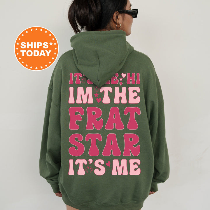 It's Me Hi I'm The Frat Star It's Me | Frat Star Dazzle Sorority Sweatshirt | Big Little Family Sweatshirt | Big Little Basket Gift _ 505FS