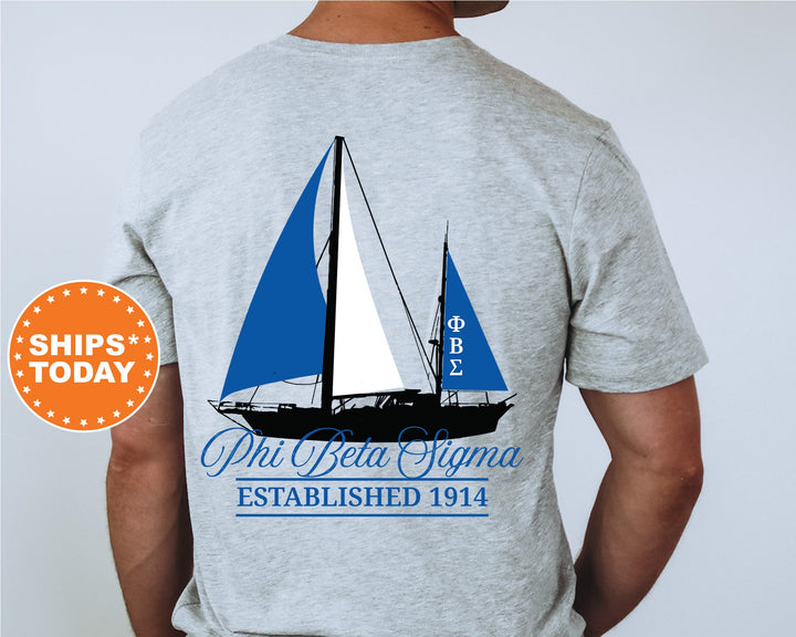 Phi Beta Sigma Black Boat Fraternity T-Shirt | Phi Beta Sigma Shirt | Sigma Comfort Colors Tee | Fraternity Gift | Rush Shirt _ 15632g