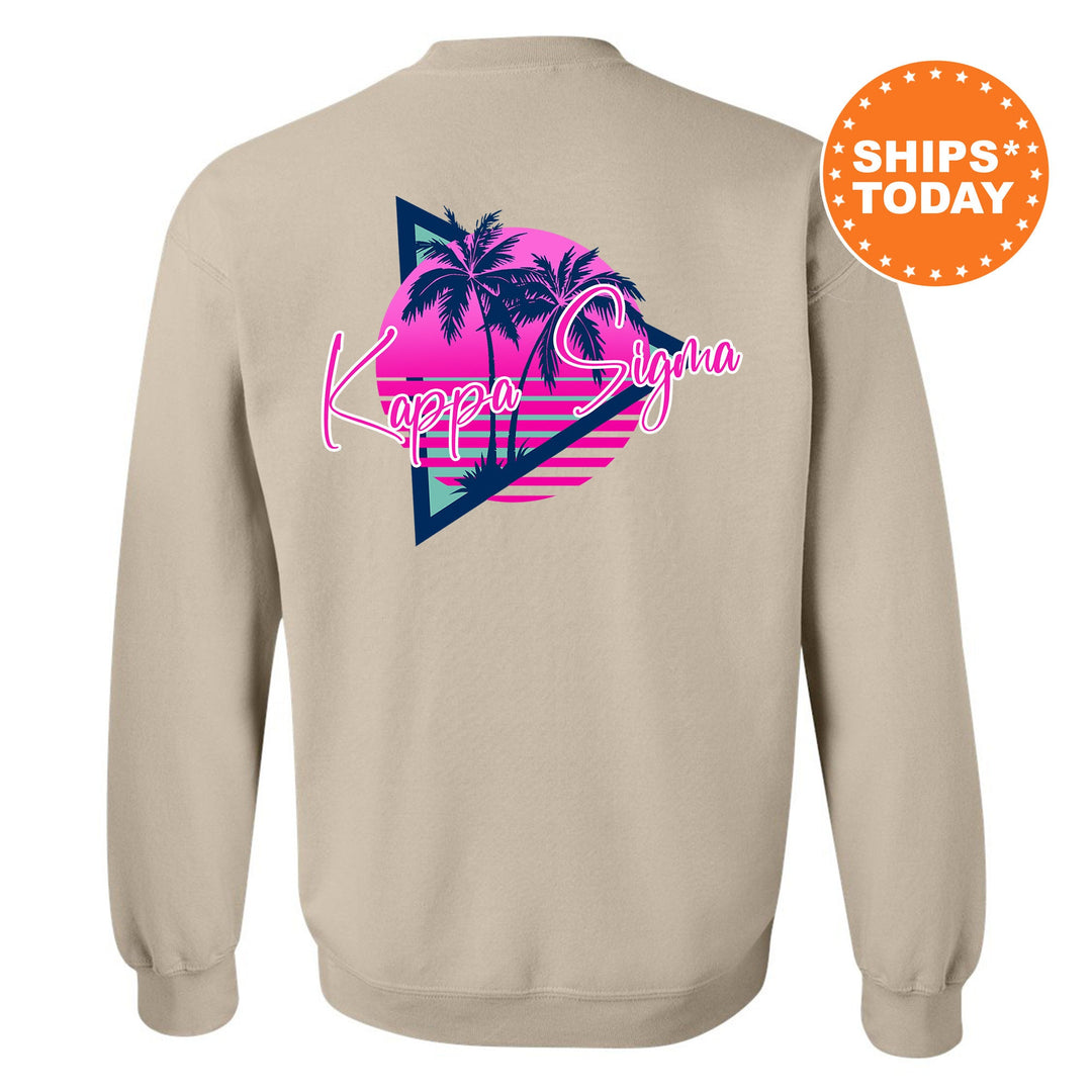 Kappa Sigma Bright Nights Fraternity Sweatshirt | Kappa Sig Crewneck Sweatshirt | Fraternity Rush Gift | New Pledge Sweatshirt