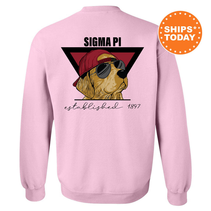 Sigma Pi Paw Prints Fraternity Sweatshirt | Sigma Pi Crewneck | Fraternity Chapter Sweatshirt | Custom Greek Apparel | Bid Day Gift