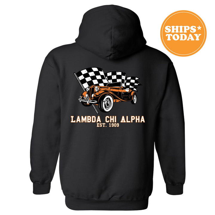 Lambda Chi Alpha Racer Fraternity Sweatshirt | Lambda Chi Greek Sweatshirt | Fraternity Bid Day Gift | College Apparel | Men Sweatshirt