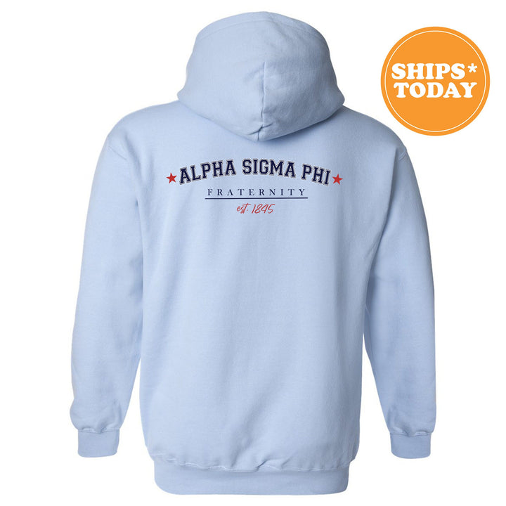 Alpha Sigma Phi Patriot Pledge Fraternity Sweatshirt | Alpha Sig Crewneck Sweatshirt | New Pledge Fraternity Gift | Rush Sweatshirt _ 14118g