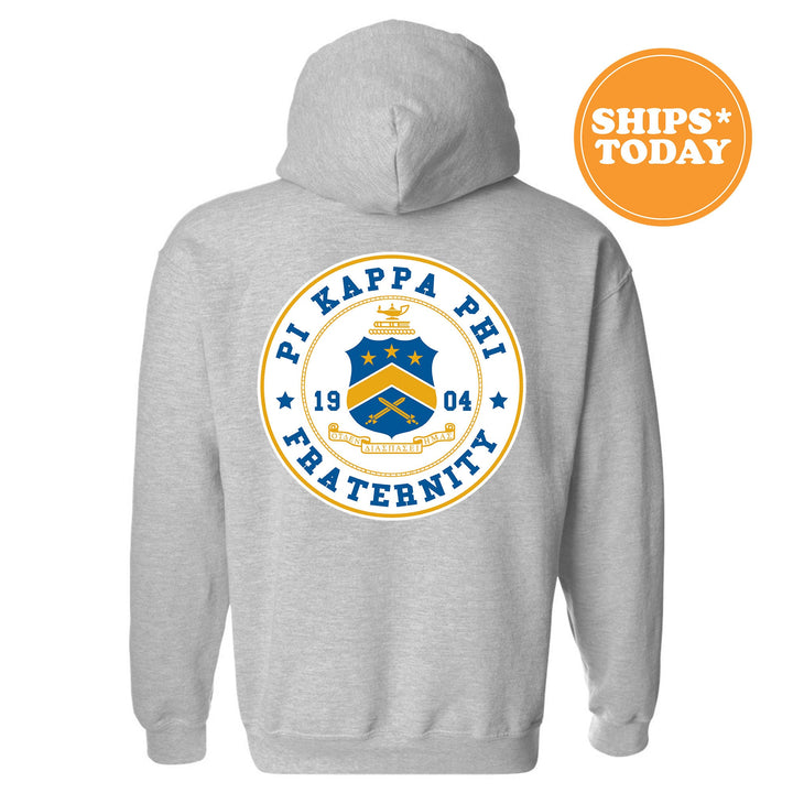 Pi Kappa Phi Proud Crests Fraternity Sweatshirt | Pi Kapp Sweatshirt | Fraternity Hoodie | Bid Day Gift | Initiation Gift